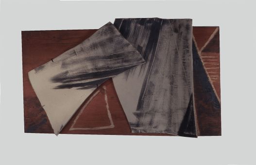 Vlak / scherm / schets - 80 x 40 x 10 cm - 1995 - Slab / screen / sketch